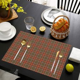 Scottish MacKintosh Hunting Weathered Clan Tartan Placemat - Tartan Kitchen Decor Scottish Plaid Tartan Plaid - ScotsTee - scotstee.com