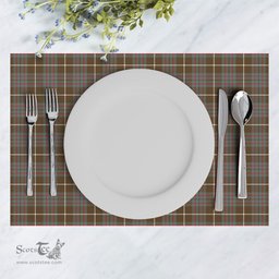 Scottish MacIntyre Hunting Weathered Clan Tartan Placemat - Tartan Kitchen Decor Scottish Plaid Tartan Plaid - ScotsTee - scotstee.com
