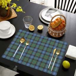 Scottish MacRae Hunting Ancient Clan Tartan Placemat - Tartan Kitchen Decor Scottish Plaid Tartan Plaid - ScotsTee - scotstee.com