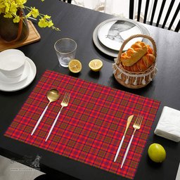 Scottish Murray (of Dysart) Clan Tartan Placemat - Tartan Kitchen Decor Scottish Plaid Tartan Plaid - ScotsTee - scotstee.com