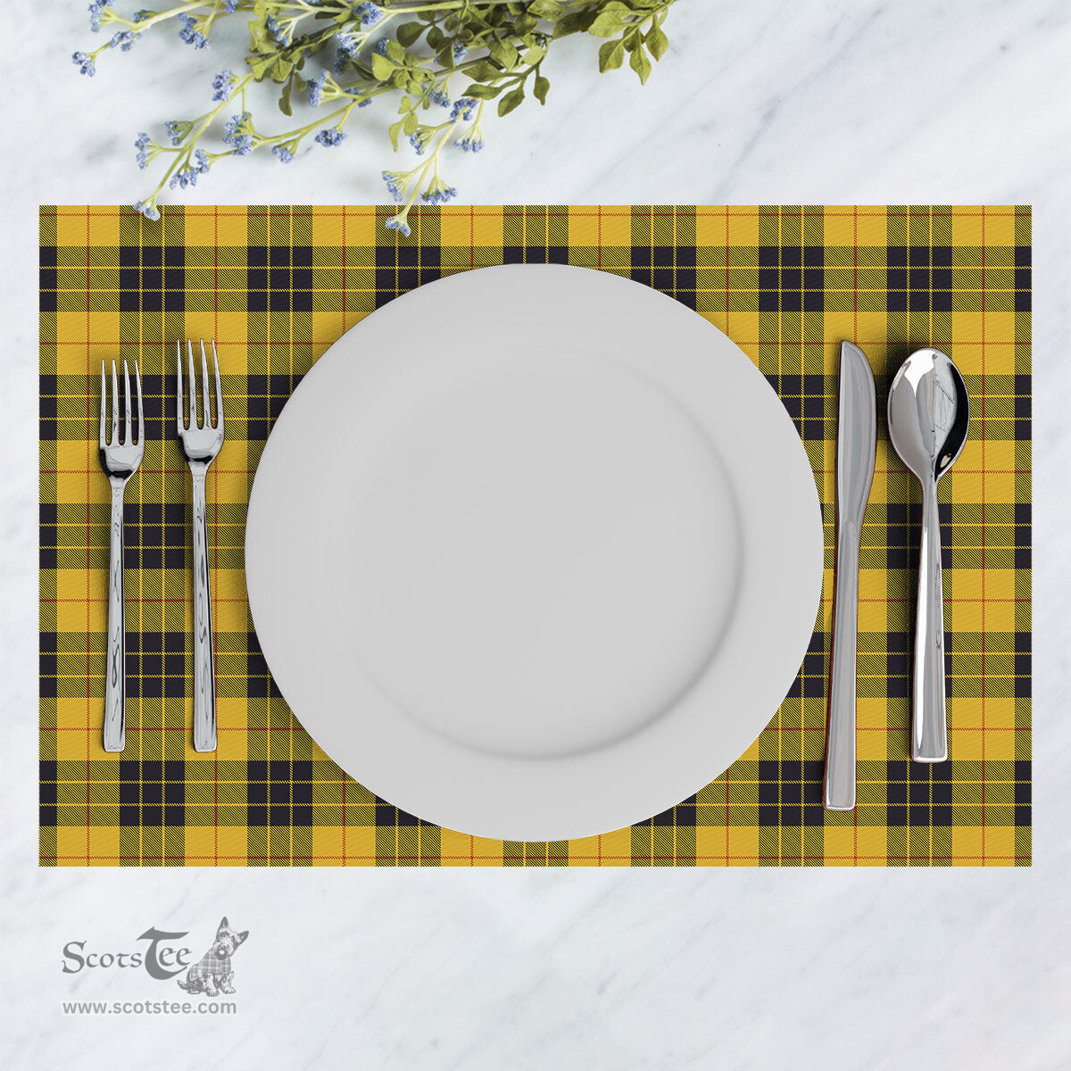 Scottish MacLeod of Lewis Ancient Clan Tartan Placemat - Tartan Kitchen Decor Scottish Plaid Tartan Plaid - ScotsTee - scotstee.com