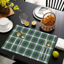 Scottish MacKenzie Dress Modern Clan Tartan Placemat - Tartan Kitchen Decor Scottish Plaid Tartan Plaid - ScotsTee - scotstee.com