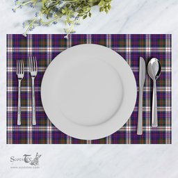 Scottish MacDonald Dress Modern Clan Tartan Placemat - Tartan Kitchen Decor Scottish Plaid Tartan Plaid - ScotsTee - scotstee.com