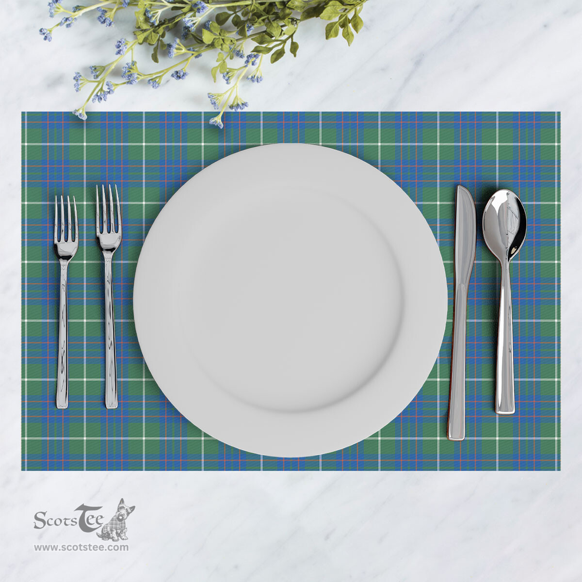 Scottish MacIntyre Hunting Ancient Clan Tartan Placemat - Tartan Kitchen Decor Scottish Plaid Tartan Plaid - ScotsTee - scotstee.com
