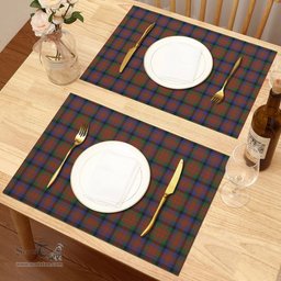 Scottish MacDuff Hunting Modern Clan Tartan Placemat - Tartan Kitchen Decor Scottish Plaid Tartan Plaid - ScotsTee - scotstee.com