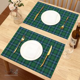 Scottish Urquhart Ancient Clan Tartan Placemat - Tartan Kitchen Decor Scottish Plaid Tartan Plaid - ScotsTee - scotstee.com