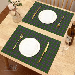 Scottish Strang (or Strange) Clan Tartan Placemat - Tartan Kitchen Decor Scottish Plaid Tartan Plaid - ScotsTee - scotstee.com