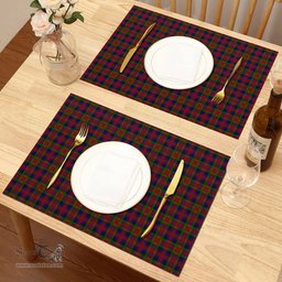 Scottish Tennant Clan Tartan Placemat - Tartan Kitchen Decor Scottish Plaid Tartan Plaid - ScotsTee - scotstee.com