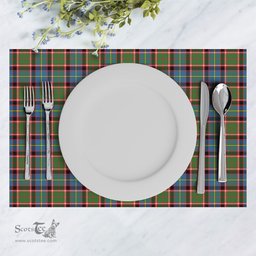 Scottish Stirling (of Keir) Clan Tartan Placemat - Tartan Kitchen Decor Scottish Plaid Tartan Plaid - ScotsTee - scotstee.com