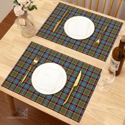 Scottish Stirling (of Cadder-Present Chief) Clan Tartan Placemat - Tartan Kitchen Decor Scottish Plaid Tartan Plaid - ScotsTee - scotstee.com