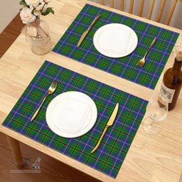 Scottish Turnbull Hunting Clan Tartan Placemat - Tartan Kitchen Decor Scottish Plaid Tartan Plaid - ScotsTee - scotstee.com