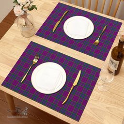 Scottish Wardlaw Modern Clan Tartan Placemat - Tartan Kitchen Decor Scottish Plaid Tartan Plaid - ScotsTee - scotstee.com