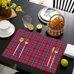 Scottish Wishart Dress Clan Tartan Placemat - Tartan Kitchen Decor Scottish Plaid Tartan Plaid - ScotsTee - scotstee.com