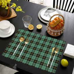 Scottish Wallace Hunting Ancient Clan Tartan Placemat - Tartan Kitchen Decor Scottish Plaid Tartan Plaid - ScotsTee - scotstee.com
