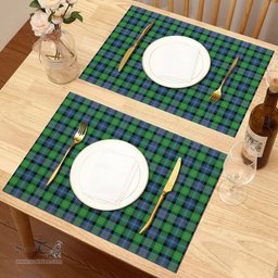 Scottish Murray of Atholl Ancient Clan Tartan Placemat - Tartan Kitchen Decor Scottish Plaid Tartan Plaid - ScotsTee - scotstee.com