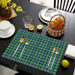 Scottish Murray of Atholl Ancient Clan Tartan Placemat - Tartan Kitchen Decor Scottish Plaid Tartan Plaid - ScotsTee - scotstee.com