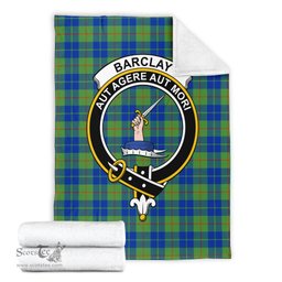 Scottish Barclay Hunting Ancient Clan Tartan Blanket with Family Crest Tartan Plaid Sherpa Blanket Scottish Plaid Tartan Plaid - ScotsTee - scotstee.com