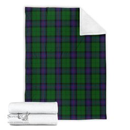 Scottish Armstrong Clan Tartan Blanket Tartan Plaid Sherpa Blanket Scottish Plaid Tartan Plaid - ScotsTee - scotstee.com