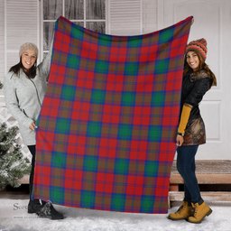 Scottish Auchinleck Clan Tartan Blanket Tartan Plaid Sherpa Blanket Scottish Plaid Tartan Plaid - ScotsTee - scotstee.com