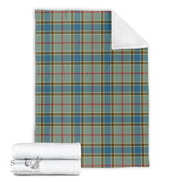 Scottish Balfour Blue Clan Tartan Blanket Tartan Plaid Sherpa Blanket Scottish Plaid Tartan Plaid - ScotsTee - scotstee.com