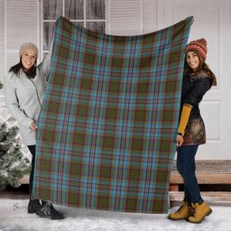 Scottish Anderson Clan Tartan Blanket Tartan Plaid Sherpa Blanket Scottish Plaid Tartan Plaid - ScotsTee - scotstee.com
