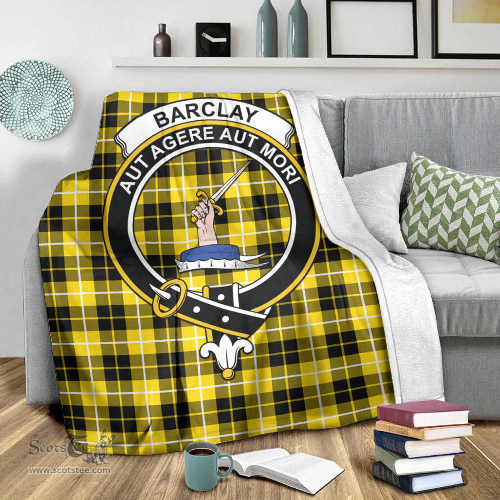 Scottish Barclay Dress Modern Clan Tartan Blanket with Family Crest Tartan Plaid Sherpa Blanket Scottish Plaid Tartan Plaid - ScotsTee - scotstee.com