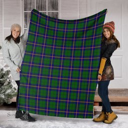 Scottish Carmichael Modern Clan Tartan Blanket Tartan Plaid Sherpa Blanket Scottish Plaid Tartan Plaid - ScotsTee - scotstee.com