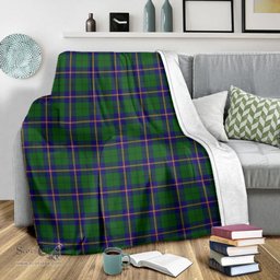 Scottish Carmichael Modern Clan Tartan Blanket Tartan Plaid Sherpa Blanket Scottish Plaid Tartan Plaid - ScotsTee - scotstee.com