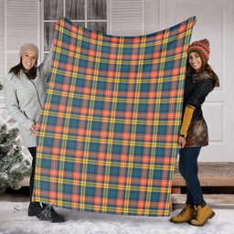 Scottish Buchanan Ancient Clan Tartan Blanket Tartan Plaid Sherpa Blanket Scottish Plaid Tartan Plaid - ScotsTee - scotstee.com
