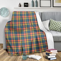 Scottish Buchanan Ancient Clan Tartan Blanket Tartan Plaid Sherpa Blanket Scottish Plaid Tartan Plaid - ScotsTee - scotstee.com