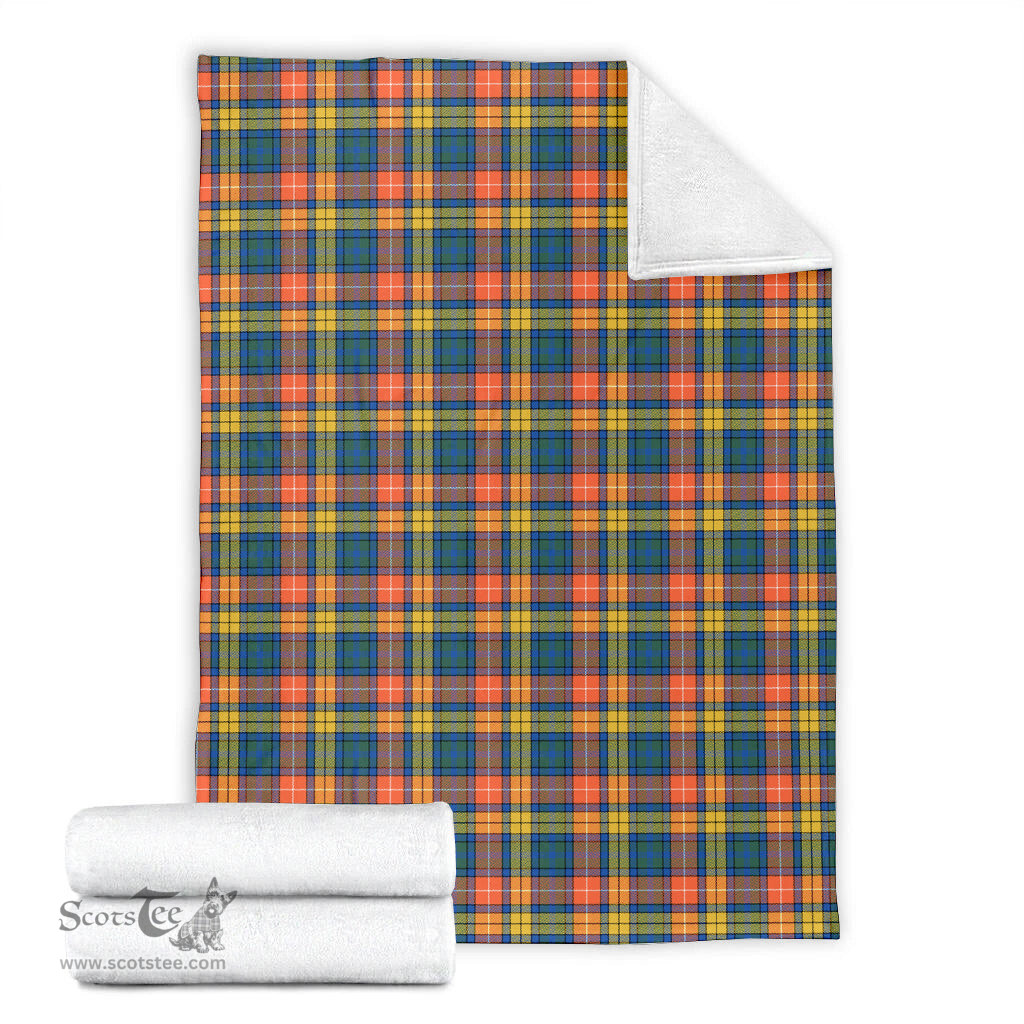Scottish Buchanan Ancient Clan Tartan Blanket Tartan Plaid Sherpa Blanket Scottish Plaid Tartan Plaid - ScotsTee - scotstee.com