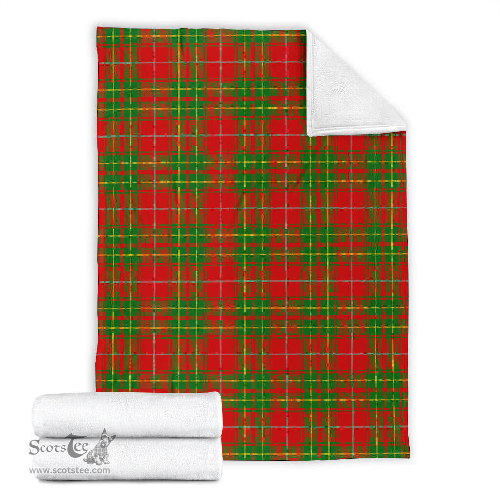 Scottish Burnett Ancient Clan Tartan Blanket Tartan Plaid Sherpa Blanket Scottish Plaid Tartan Plaid - ScotsTee - scotstee.com