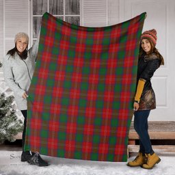 Scottish Chisholm Clan Tartan Blanket Tartan Plaid Sherpa Blanket Scottish Plaid Tartan Plaid - ScotsTee - scotstee.com