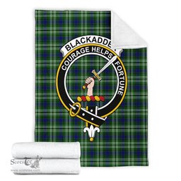 Scottish Blackadder Clan Tartan Blanket with Family Crest Tartan Plaid Sherpa Blanket Scottish Plaid Tartan Plaid - ScotsTee - scotstee.com