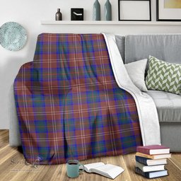 Scottish Chisholm Hunting Modern Clan Tartan Blanket Tartan Plaid Sherpa Blanket Scottish Plaid Tartan Plaid - ScotsTee - scotstee.com