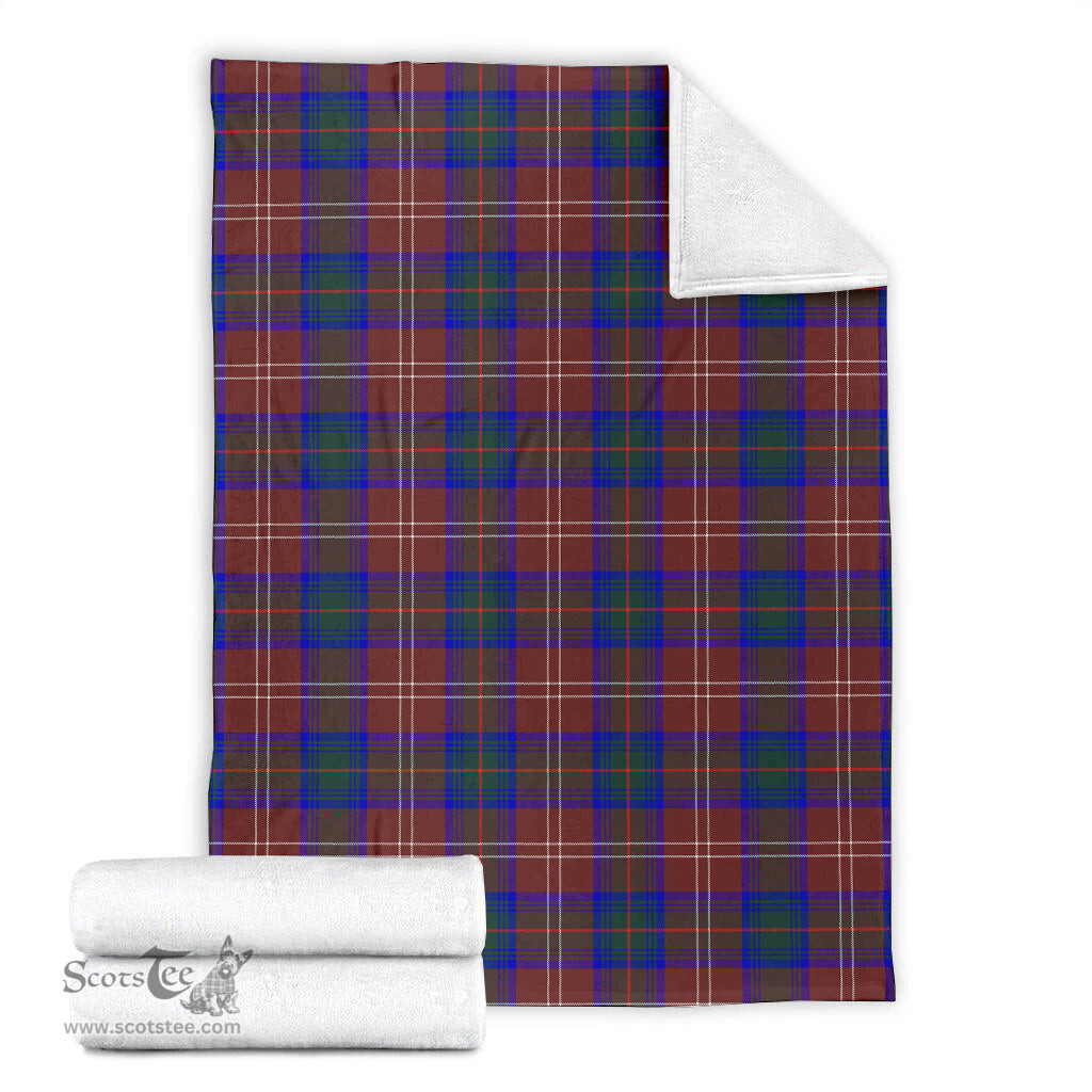 Scottish Chisholm Hunting Modern Clan Tartan Blanket Tartan Plaid Sherpa Blanket Scottish Plaid Tartan Plaid - ScotsTee - scotstee.com