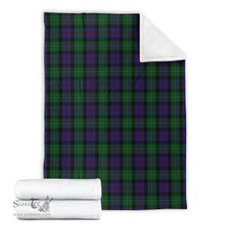 Scottish Campbell of Cawdor Clan Tartan Blanket Tartan Plaid Sherpa Blanket Scottish Plaid Tartan Plaid - ScotsTee - scotstee.com