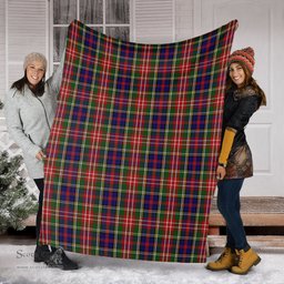 Scottish Christie Clan Tartan Blanket Tartan Plaid Sherpa Blanket Scottish Plaid Tartan Plaid - ScotsTee - scotstee.com