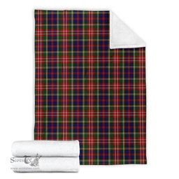 Scottish Christie Clan Tartan Blanket Tartan Plaid Sherpa Blanket Scottish Plaid Tartan Plaid - ScotsTee - scotstee.com