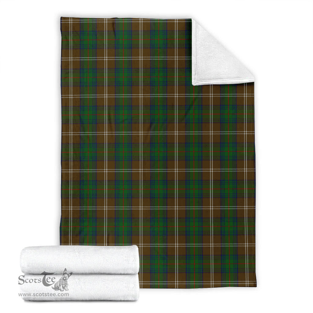 Scottish Chisholm Hunting Clan Tartan Blanket Tartan Plaid Sherpa Blanket Scottish Plaid Tartan Plaid - ScotsTee - scotstee.com