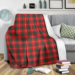Scottish Chisholm Modern Clan Tartan Blanket Tartan Plaid Sherpa Blanket Scottish Plaid Tartan Plaid - ScotsTee - scotstee.com
