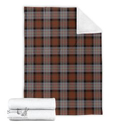 Scottish Cameron of Erracht Weathered Clan Tartan Blanket Tartan Plaid Sherpa Blanket Scottish Plaid Tartan Plaid - ScotsTee - scotstee.com