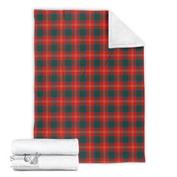 Scottish Chisholm Ancient Clan Tartan Blanket Tartan Plaid Sherpa Blanket Scottish Plaid Tartan Plaid - ScotsTee - scotstee.com
