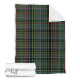 Scottish Bisset Clan Tartan Blanket Tartan Plaid Sherpa Blanket Scottish Plaid Tartan Plaid - ScotsTee - scotstee.com