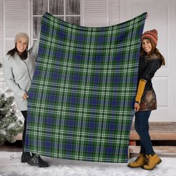 Scottish Blyth Clan Tartan Blanket Tartan Plaid Sherpa Blanket Scottish Plaid Tartan Plaid - ScotsTee - scotstee.com