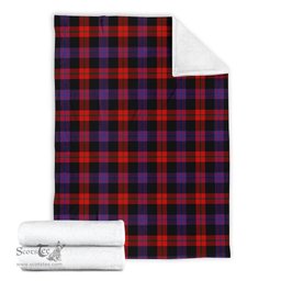 Scottish Broun Modern Clan Tartan Blanket Tartan Plaid Sherpa Blanket Scottish Plaid Tartan Plaid - ScotsTee - scotstee.com