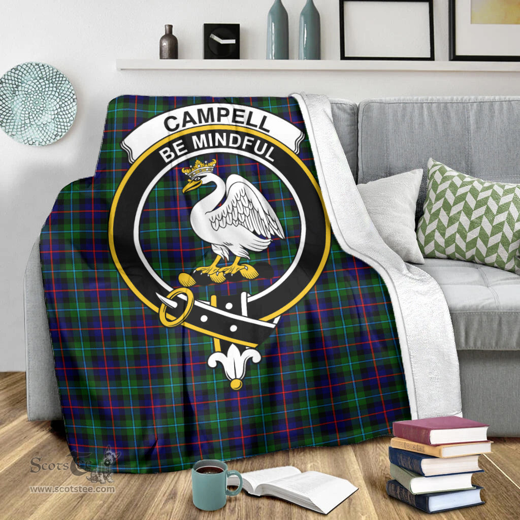 Scottish Campbell of Cawdor Modern Clan Tartan Blanket with Family Crest Tartan Plaid Sherpa Blanket Scottish Plaid Tartan Plaid - ScotsTee - scotstee.com