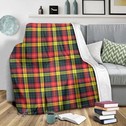 Scottish Buchanan Modern Clan Tartan Blanket Tartan Plaid Sherpa Blanket Scottish Plaid Tartan Plaid - ScotsTee - scotstee.com