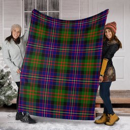 Scottish Chalmers Modern Clan Tartan Blanket Tartan Plaid Sherpa Blanket Scottish Plaid Tartan Plaid - ScotsTee - scotstee.com