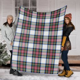 Scottish Dennistoun Clan Tartan Blanket Tartan Plaid Sherpa Blanket Scottish Plaid Tartan Plaid - ScotsTee - scotstee.com